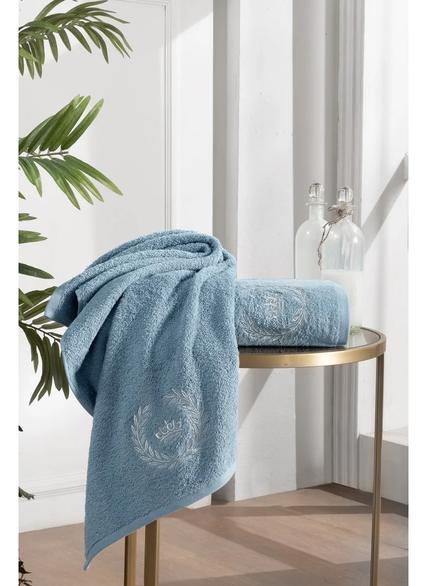 Tanem Home Cotton Embroidered Men's 3 Piece Bathrobe Set | Bathrobe Set | Dowry set