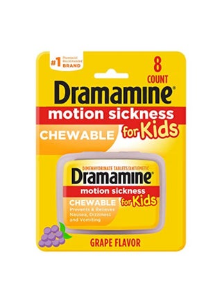 Dramamine Kids Chewable Motion Sickness Relief Grape Flavor 8 Count - pzsku/ZD1D6CCED567216A88AC7Z/45/1747310548/0cbc211d-76bb-4870-89d6-4f9becac4dca