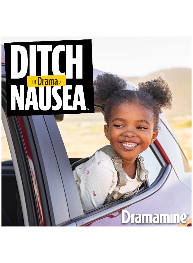 Dramamine Dramamine Kids Chewable Motion Sickness Relief Grape Flavor 8 Count  - Image 4