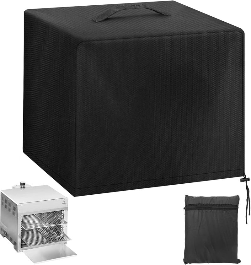 EEEKit Infrared Gas Grill Cover, BBQ Grill Cover for Outdoor Portable Infrared Grill, 600D Oxford Fabric, Snowproof, Rip-Proof and Anti-UV, 17L x 17W x 15H in - Image 1