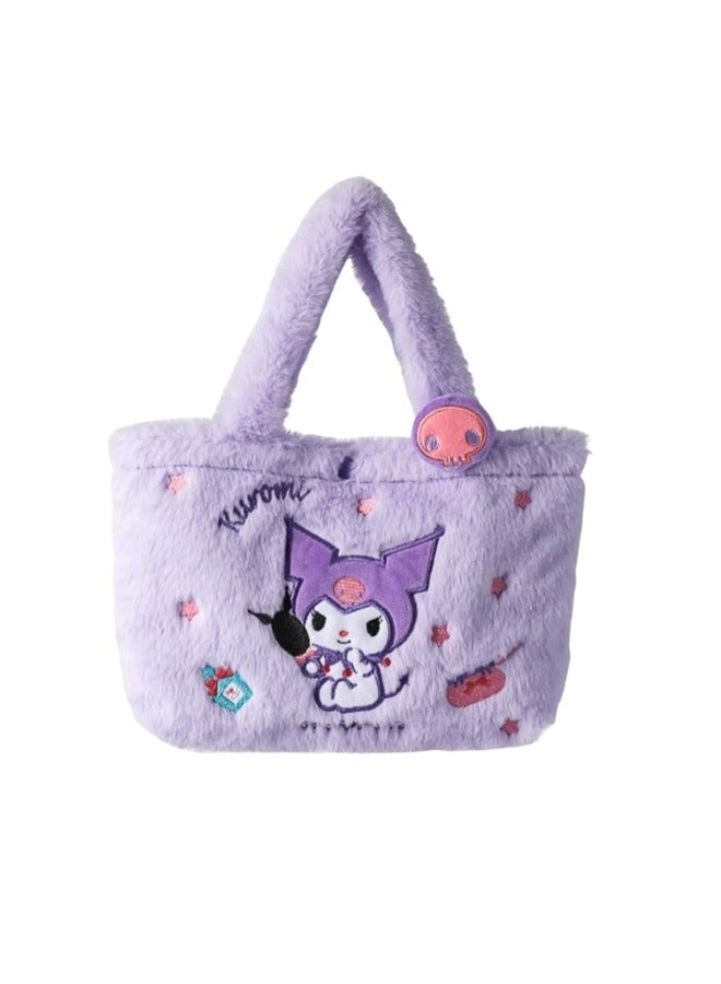 Sanrio Kawaii Style Cinnamoroll Sanrio Plush Hand Bag For Girls  - Image 1