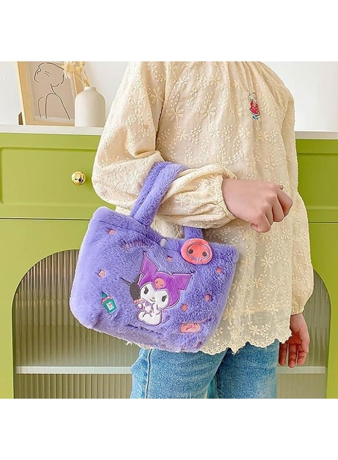 Sanrio Kawaii Style Cinnamoroll Sanrio Plush Hand Bag For Girls  - Image 2