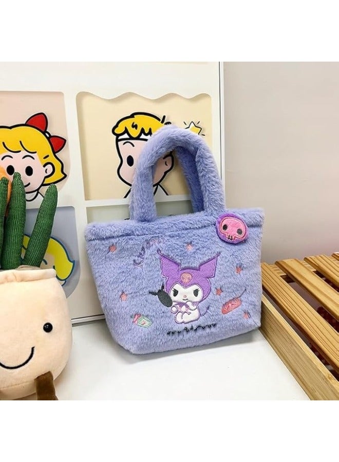 Sanrio Kawaii Style Cinnamoroll Sanrio Plush Hand Bag For Girls  - Image 4