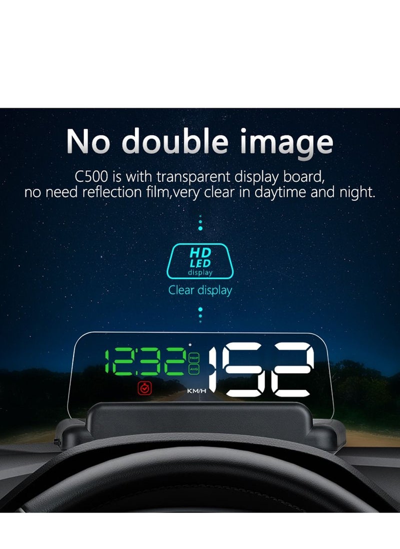 GULFLINK - GULFLINK Head Up Display(HUD) Vehicle Speed Meter C500 - Image 1