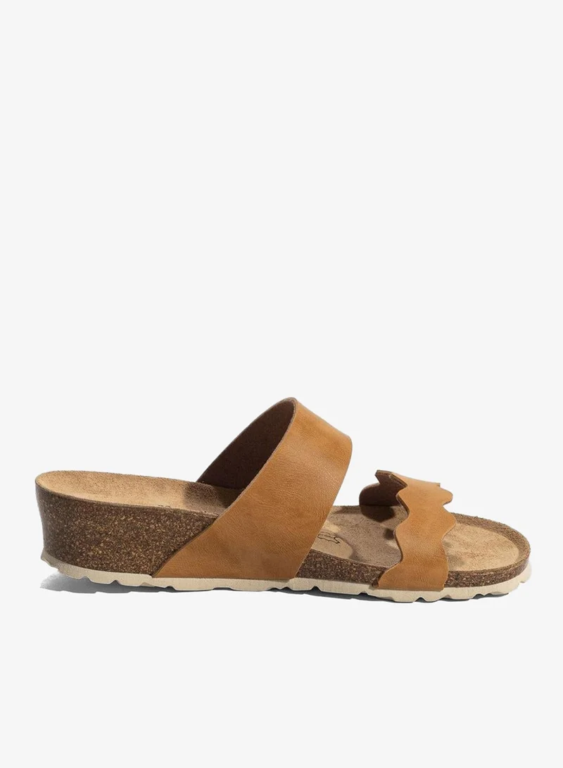 BAYTON Vermeer Double Strap Wedge Sandals