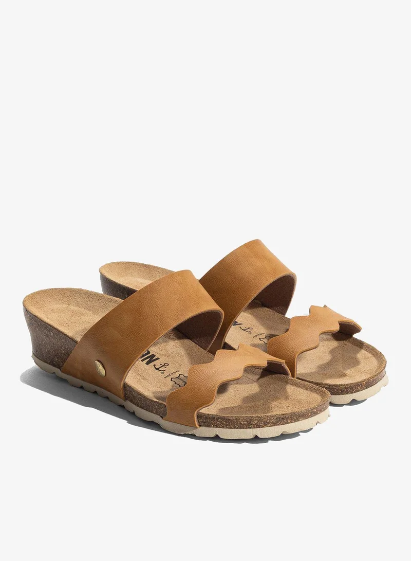 BAYTON Vermeer Double Strap Wedge Sandals