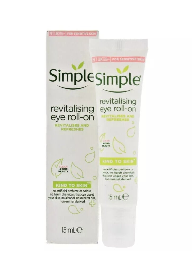 simple - Simple Kind to Eyes Revitalising Eye Roll-on - 15ml - Image 1