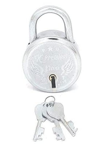 SMART SHOPHAR Smart Shophar Steel XPremium Padlock 50 MM Silver Pack of 5 with 3 KeysMultipurpose Hardened Shackle Padlock for Door Gate Shutter and HomeDrill Resistant Body  - Image 4
