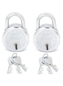 SMART SHOPHAR Smart Shophar Steel XPremium Padlock 50 MM Silver Pack of 5 with 3 KeysMultipurpose Hardened Shackle Padlock for Door Gate Shutter and HomeDrill Resistant Body  - Image 3