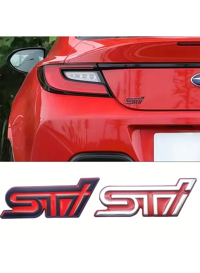 Black 3D Car Logo for Rear and Fender Side Decoration Fits All Cars - Image 1
