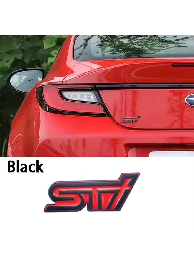 Black 3D Car Logo for Rear and Fender Side Decoration Fits All Cars - Image 3