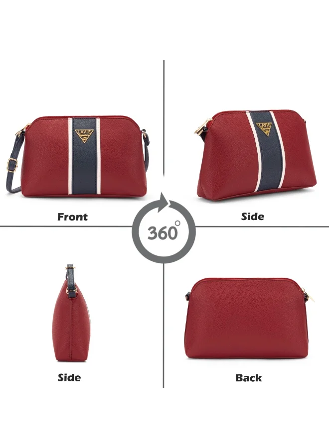 Lavie  Signature Georgia Woman's Sling Bag(RED) for Women | Best Price UAE
