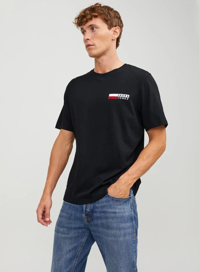 JACK & JONES Logo Crew Neck T-Shirt