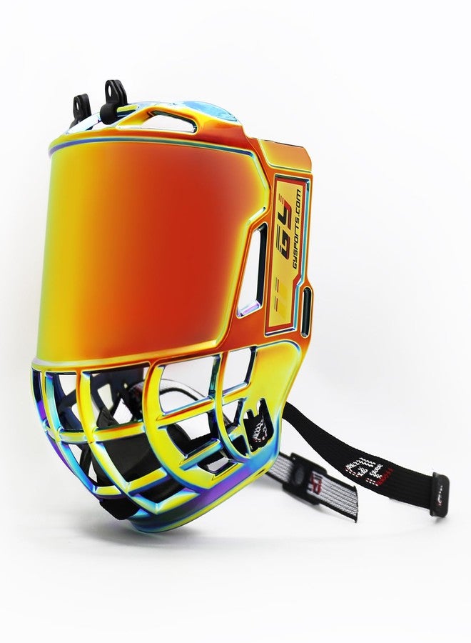 Gy Hockey Full Face Shield Visor Senior Hockey Face Shield Ice Hockey Helmet Visor Adult & Youth, Anti-Scratch/Anti-Fog/Ce Certified（Revo Red） - Image 1