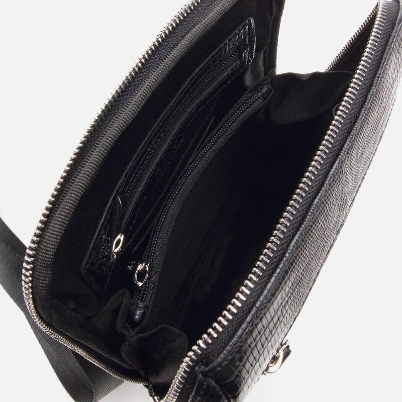 Hotiç 04CAH271430A100 Genuine Leather Black Men's Bag  - Image 5
