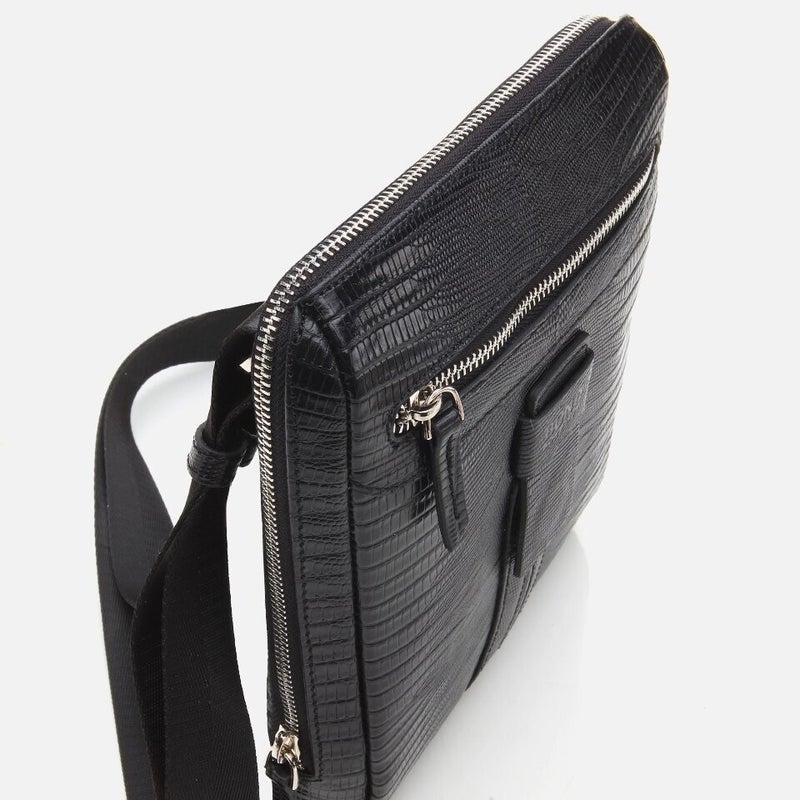 Hotiç 04CAH271430A100 Genuine Leather Black Men's Bag  - Image 3
