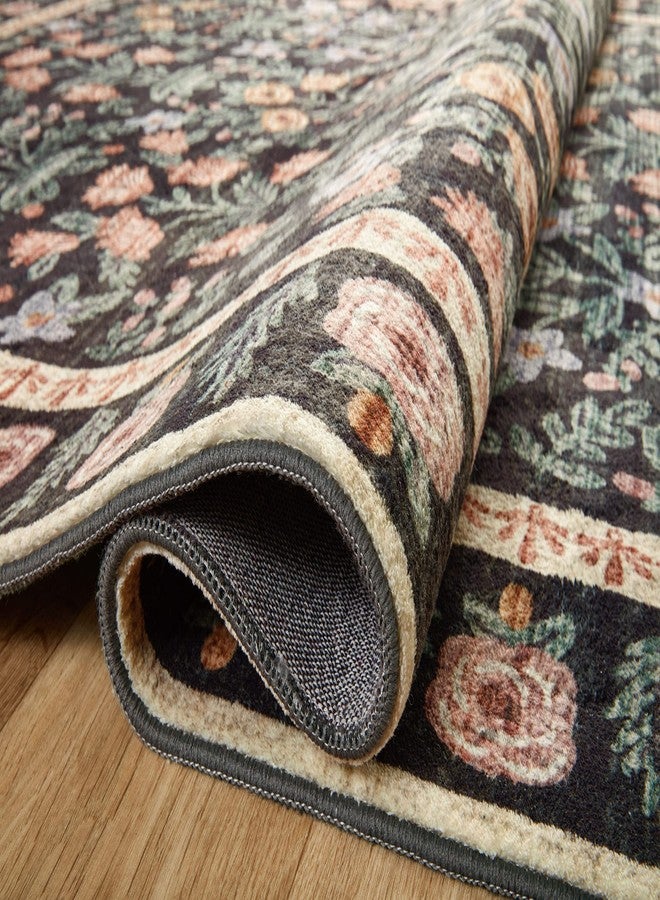 Loloi سجادة أكسنت من مجموعة إيدن من لولوئي - حديقة موغال سوداء 2'-3" x 3'-9" - Image 4