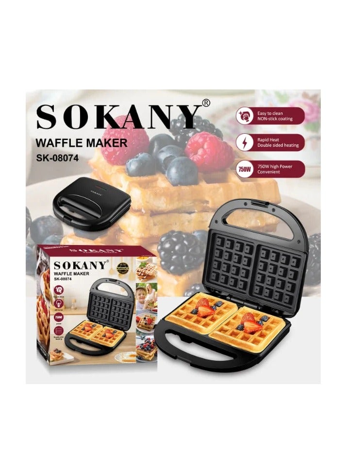 سوكاني وافل ميكر سوكانى 750 وات بطلاء غير لاصق موديل-SK-08074  - Image 2