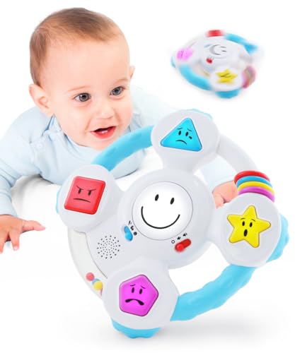BEST LEARNING My Spin Learn Steering Wheel Interactive Educational Toys for 6 to 36 Months Old Babies Toddlers Learn Colors Shapes Feelings Music Birthday Gifts for Children - Image 1