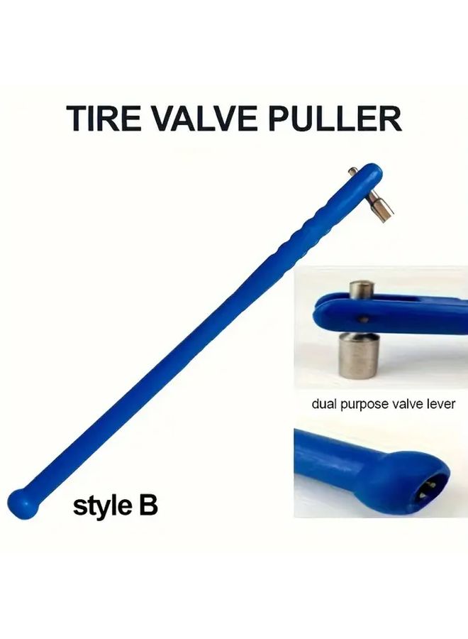 Yellow Heavy Duty Metal Car Tire Puller Installer with Ergonomic Handle Lever Tool Kit - Image 3