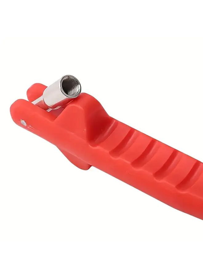 Yellow Heavy Duty Metal Car Tire Puller Installer with Ergonomic Handle Lever Tool Kit - Image 2