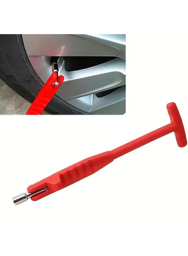 Yellow Heavy Duty Metal Car Tire Puller Installer with Ergonomic Handle Lever Tool Kit - Image 4