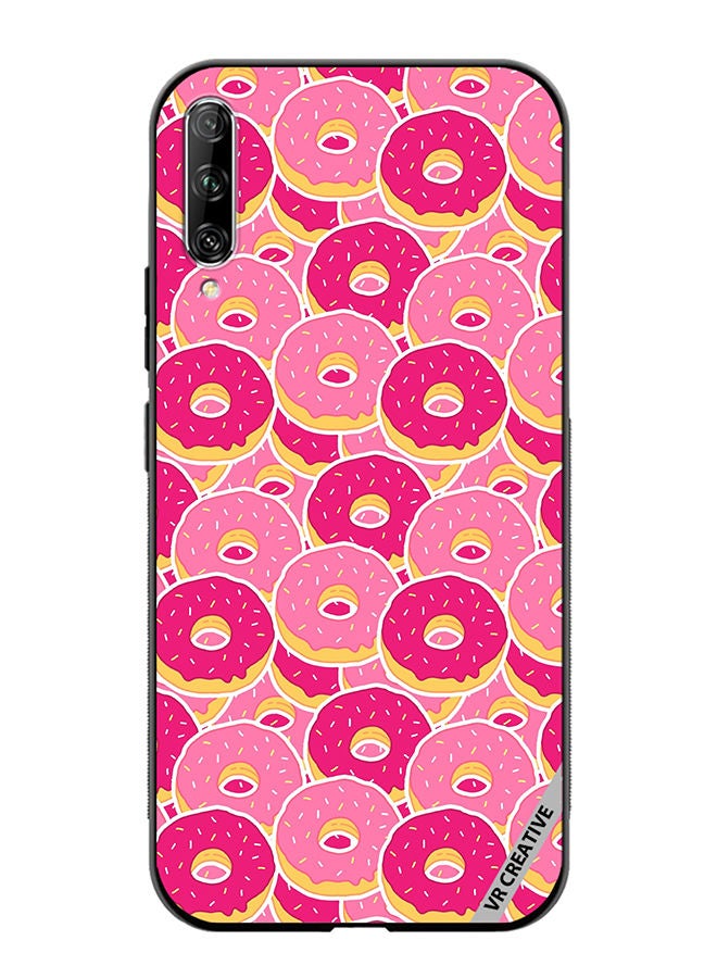 VR CREATIVE Protective Case Cover For Huawei Nova Y9S Pink Donuts Design Multicolour - Image 1