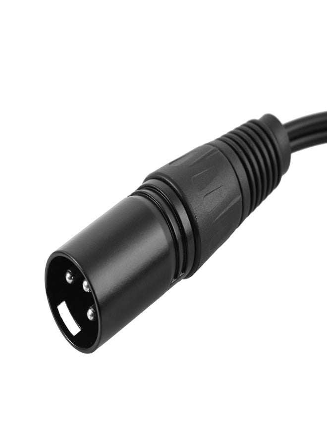 كابل توصيل ستيريو بطول 1.5 متر/5 أقدام، مزود بموصل XLR ذكر واحد وموصلين RCA ذكرين - Image 2