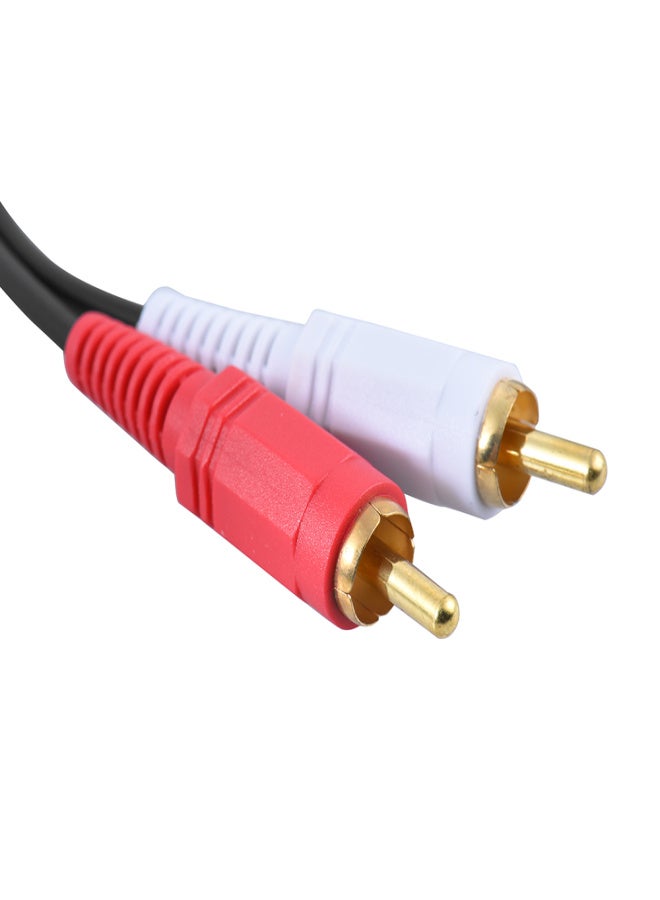 كابل توصيل ستيريو بطول 1.5 متر/5 أقدام، مزود بموصل XLR ذكر واحد وموصلين RCA ذكرين - Image 3