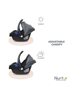 Nemo Baby Carrier Adjustable Canopy and Handle Extra Protection 3 Point Safety Harness Suitable from 0 months to 12 months Upto 13kg BlackLight Grey Official Product - pzsku/ZD1D809DBA73B44EBBF23Z/45/_/1691744591/b1cb7d3a-18d9-46d3-910c-d32e2fefee15