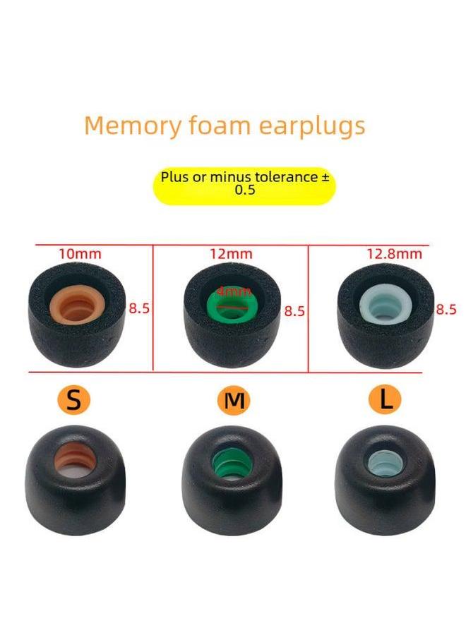 For Sony Wf-1000xm4 Wireless Bluetooth Earphone Cover Anti-slip Earplugs Memory Cotton Ear Caps Wf-1000xm3 Digital Computer-Color:Black L/1-Model:Sony Xm4 Earbuds - Image 3