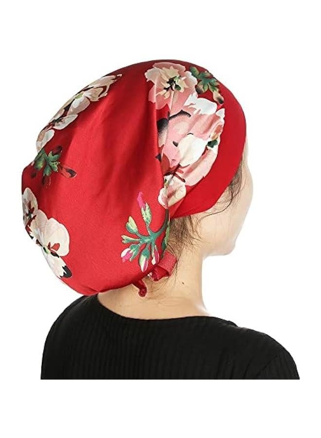 3Pcs Women's Pre Tied Head Scarves,Chemo Cancer Headscarf Beanies Hair Cover Headwrap Caps(one Size,Mix Color)  - Image 2