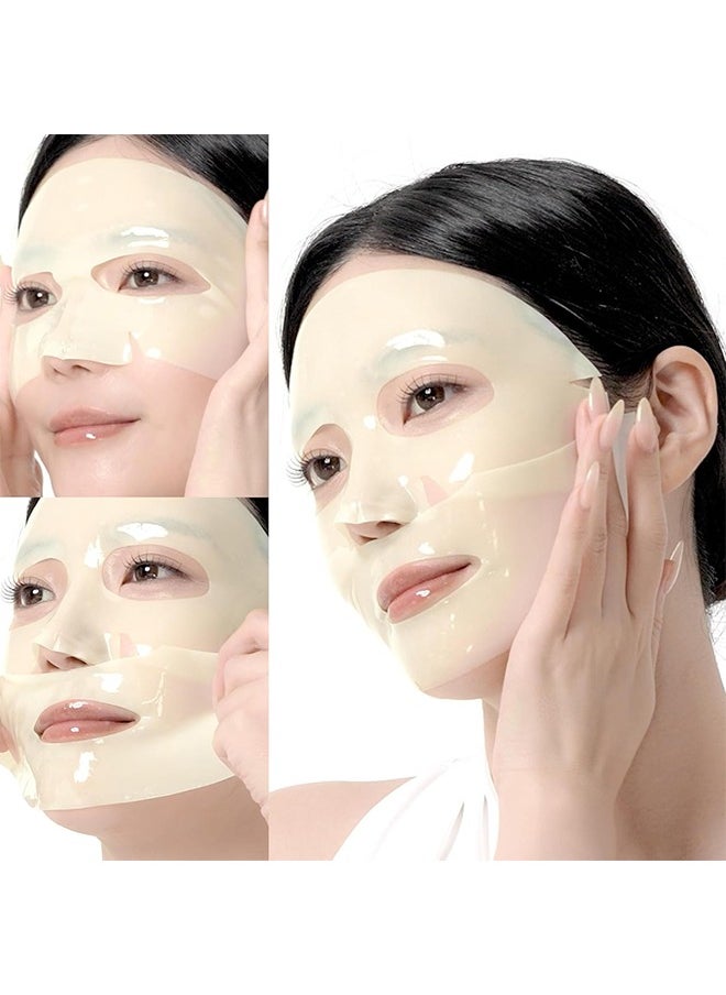 Medicube - Kojic Acid Turmeric Brightening Gel Mask, Gold Jelly Gel Mask, Overnight Face Mask for Glass Glow Skin, Elasticity, Hydrating, Firming and Moisturizing, 28g x 4 ea - Image 1