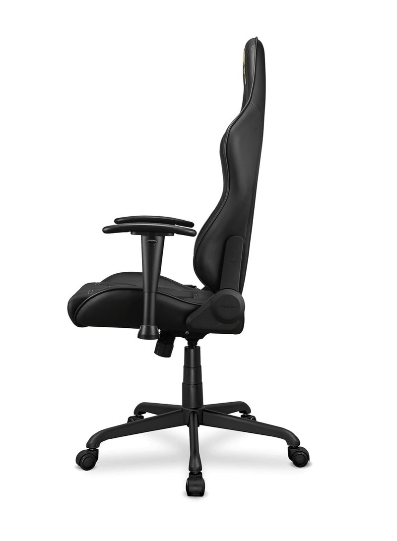 كوجار كرسي ألعاب Cougar Armor Elite Royal – أسود، تصميم مريح، دعم للرقبة والظهر، مساند قابلة للتعديل، جلد فاخر وقاعدة قوية بعجلات - Image 4