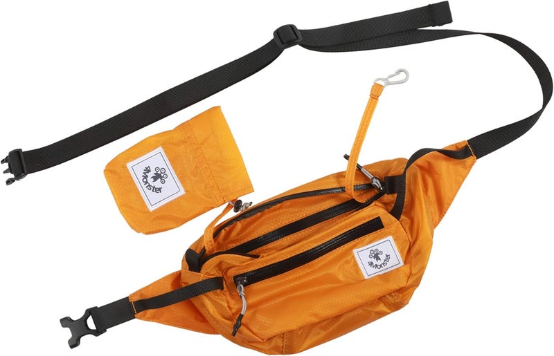 4Monster Hiking Waist Packs Portable,Water Resistant Fanny Bag with Adjustable Strap,Lightweight Crossbody Chest Bag Slim Bag - Image 1