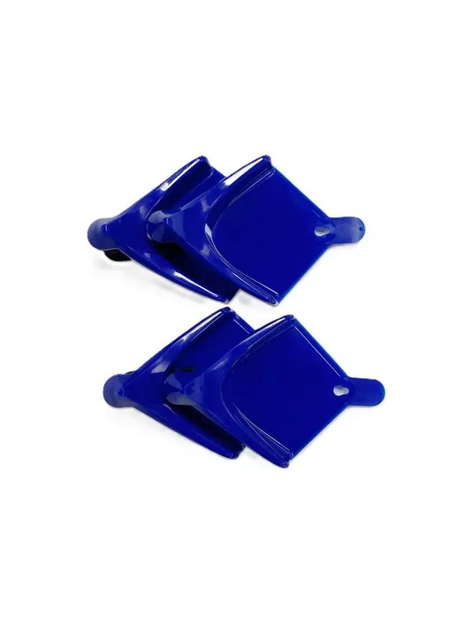 4 Pcs Red Car Tire Wheel Hose Chock Set Detailing Tool Prevents Hose Damage - Image 4
