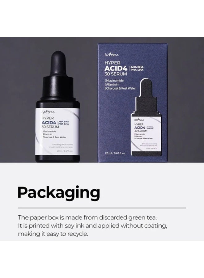 IsNtree Hyper Acid4 AHA BHA PHA LHA 30 Serum 20ml - Image 3