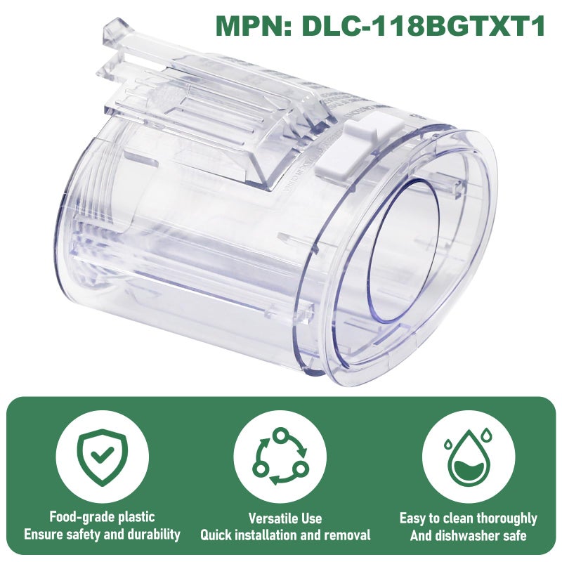 IHOUMEX مجموعة دفع وسماعة 7 أكواب DLC-118BGTXT1 لأقفال 4 DLC-117BGTXT-1 FP-631AGTXT-1 وعاء عمل محضر الطعام تناسب كويزينارت DLC-10 DFP-7BC، DLC-10C، DLC-10S، DLC-10SY، DLC-10SYP1 - Image 5