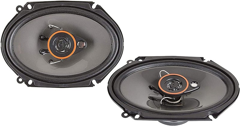 Alphasonik AS68 Loudspeakers 1 Pair of 6X8 350W Max 3-Way Speakers 4 Ohms Premium Quality Audio Door Speakers for Car or Truck Stereo Sound System - Image 1