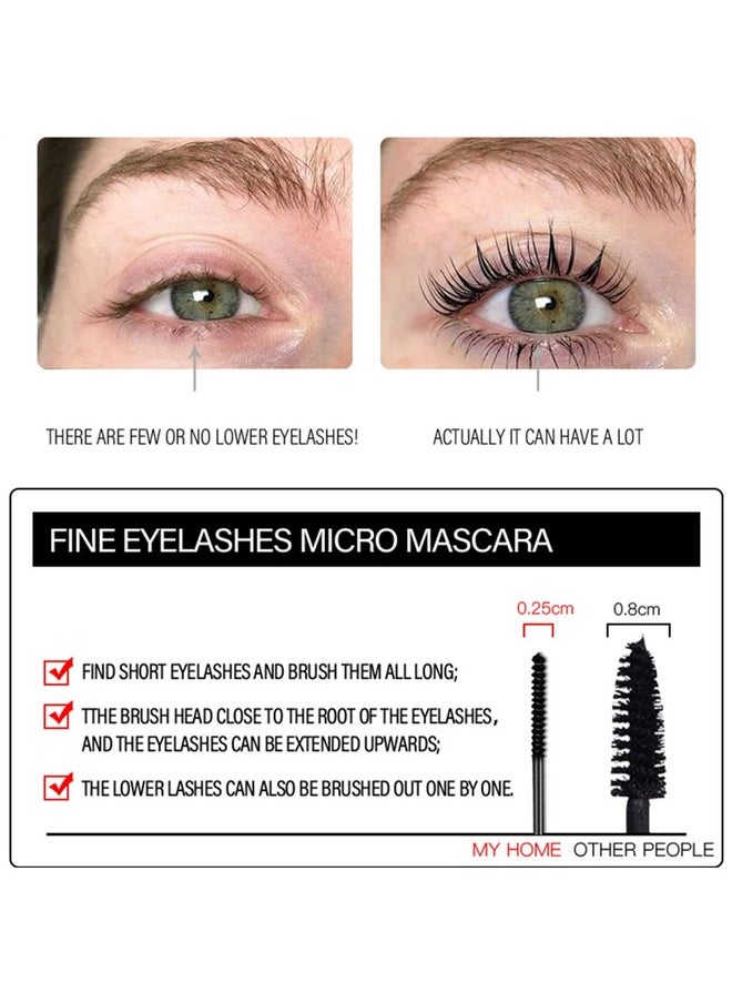LESITI - Honey Whisper 4D Mascara for Fine Short Eyelash, Waterproof Extra Long Lash Eyelashes,Voluminous Eyelashes, Long Lasting, Smudge-proof，Black (0.1 fl. Oz) - Image 1