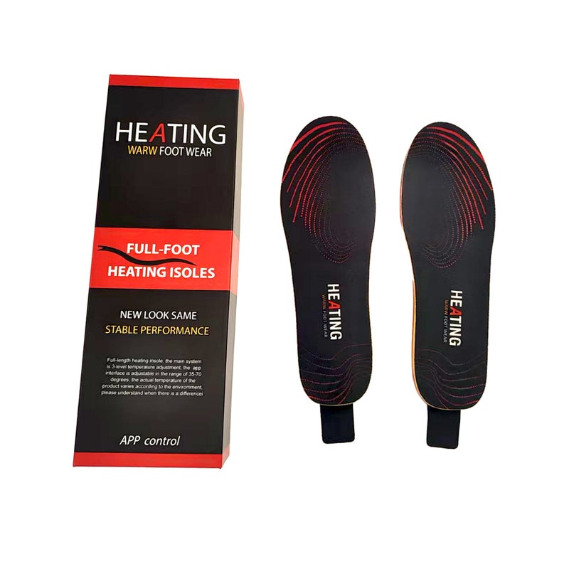 Usb Electric Heating Insole Household Intelligent Temperature Control Rechargeable Heating Insole Cuttable Washable Temperature Adjustable Men'S And Women'S Foot Pads - Image 1