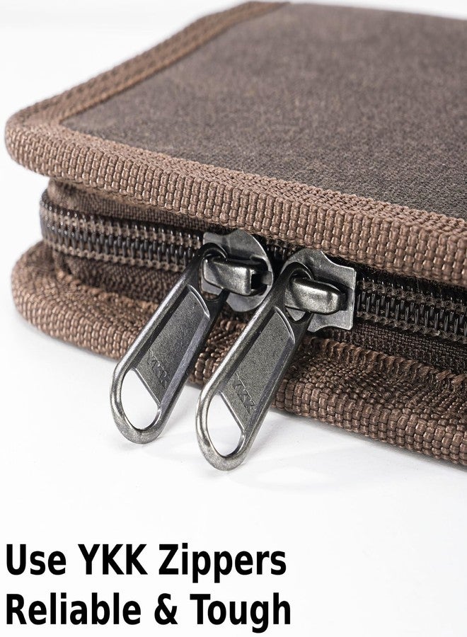 VEAPILS Pocket Journal Cover with Field Book, Waterproof Pocket Notebook Cover with Zipper for Journal Planner, Small Notebook Holder for Field Notes & Moleskine Cahier 3.5" x 5.5" - Mini Field Journal - Image 3