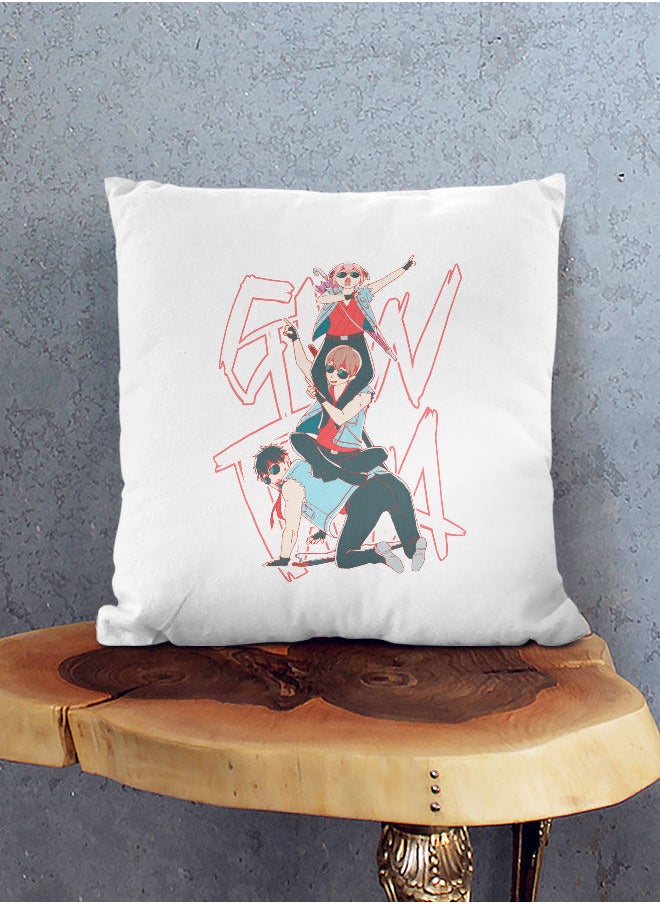 LIT - Gintama Throw Pillow Gintama Anime Design Couch Cushion Kagura Accent Pillow Shinsuke Gintoki-Anime Character Fan - Image 1