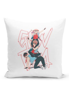 Gintama Throw Pillow Gintama Anime Design Couch Cushion Kagura Accent Pillow Shinsuke Gintoki-Anime Character Fan