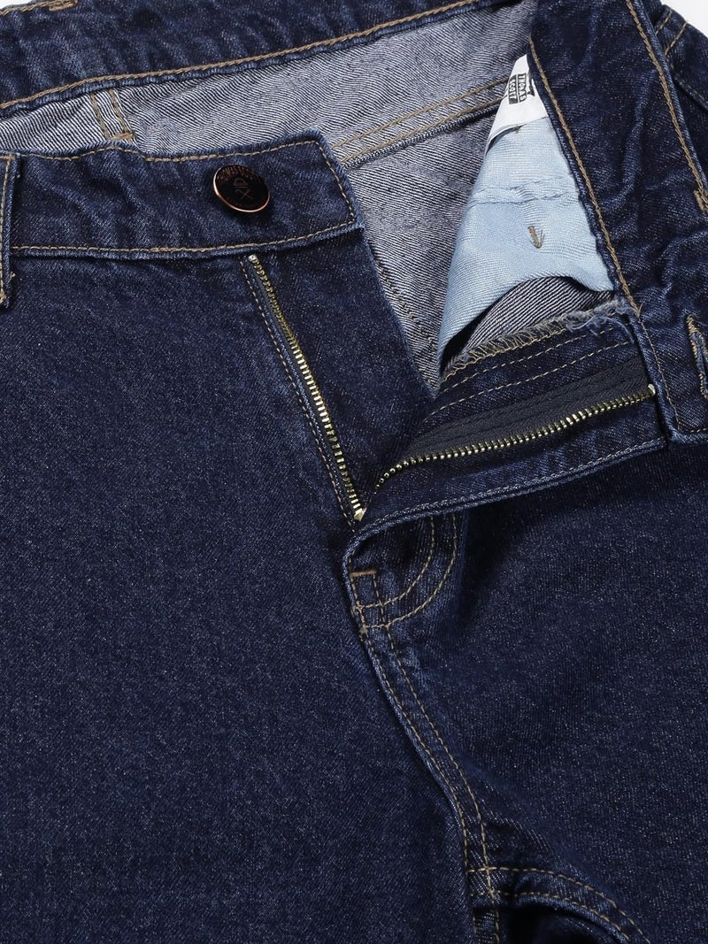 Thomas Scott Men's Relaxed Fit Cargo Jeans (TSJ070-DarkBlue, 32) - Image 2