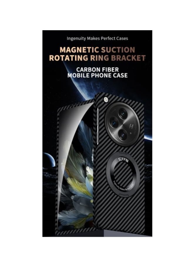 OPPO Find N3 5G/ OnePlus Open case Shockproof Carbon Fiber phone Cases Camera Lens Stand Magnetic Wireless Charge Shell back Cover