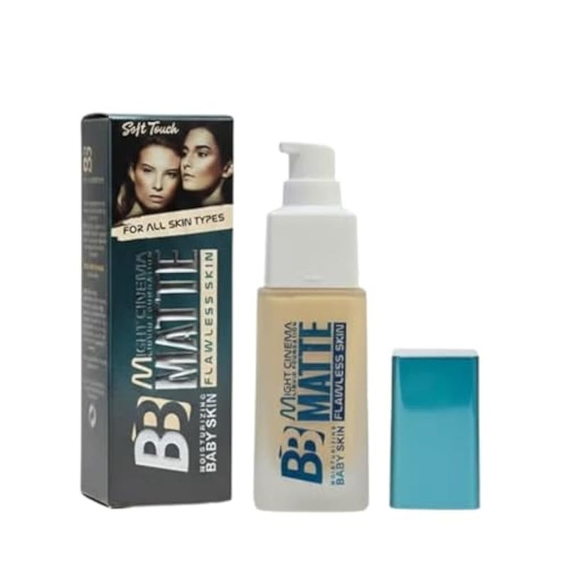 BB Foundation Cream – Flawless Baby Skin Finish – Moisturizing Lightweight Coverage for All Skin Types – Evens Skin Tone, Hydrates and Enhances Natural Glow for Daily Makeup (104) - Image 1