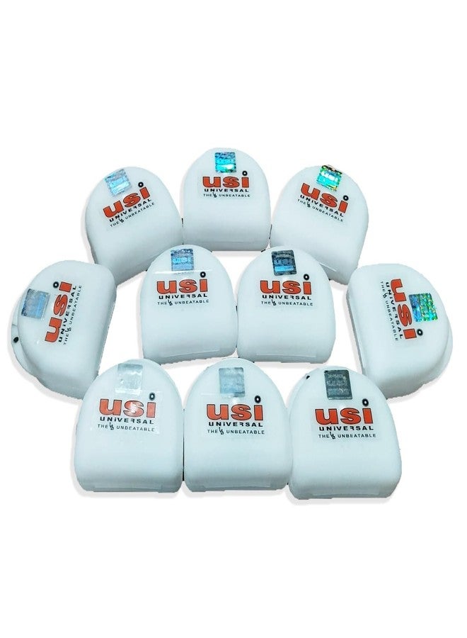 USI UNIVERSAL واقي الفم USI UNIVERSAL THE UNBEATABLE، عبوة من 10 قطع، واقي فم MGS، علبة واقية، مناسب لرياضات صرير الأسنان، الملاكمة، فنون القتال المختلطة، والكاراتيه، وكرة القدم، والفنون القتالية المختلطة، والرجبي، وكرة القدم. - Image 1
