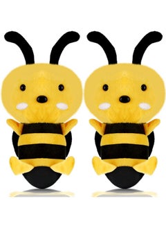 Civaner 2 Pieces Stuffed Honeybee Toy Bee Movie Plush Bee Stuffed Animal For Honey Bee Decor 1St Birthday Bee Themed Party 7.87 Inches  - Image 1