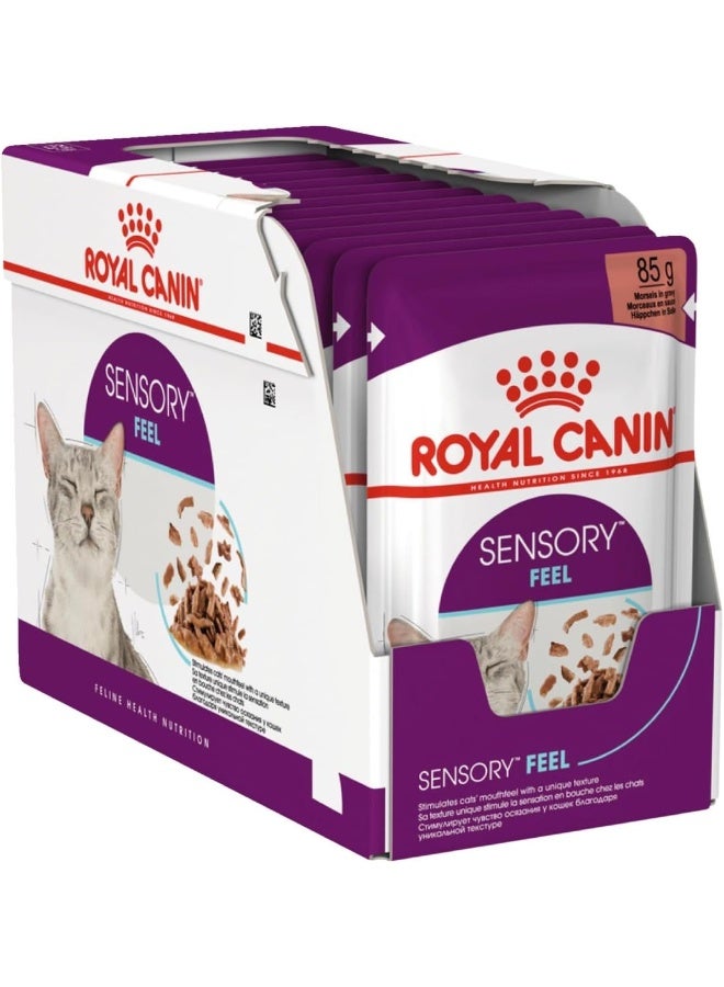 ROYAL CANIN رويال كانين للتغذية الصحية للقطط - طعام رطب بنكهة الصلصة - أكياس 12 × 85 جرام - Image 1